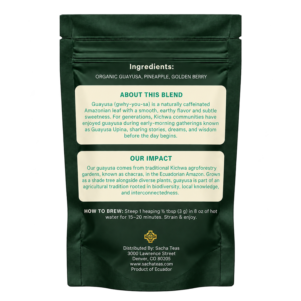 Golden Glow Guayusa Tea